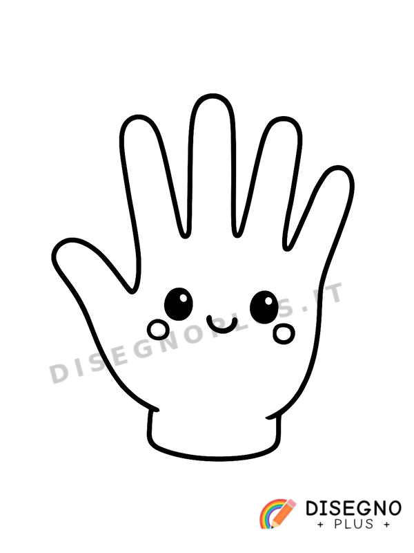 Disegno Mano da colorare