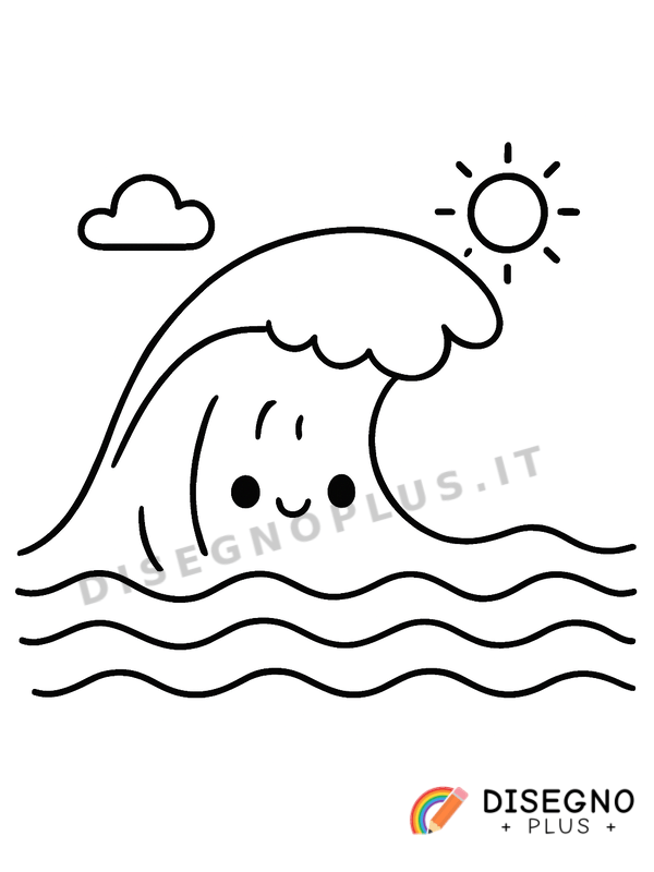 Disegno Mari blu da colorare