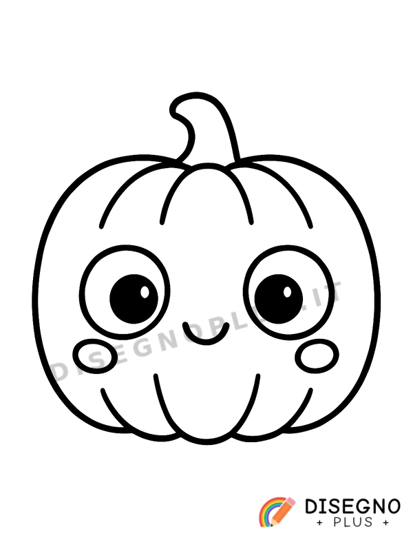 Disegno Maschera di Halloween con denti e rughe   da stampare e colorare