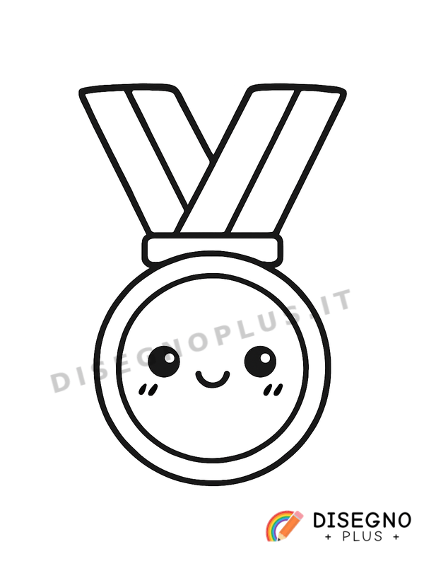 Disegno Medaglia da colorare