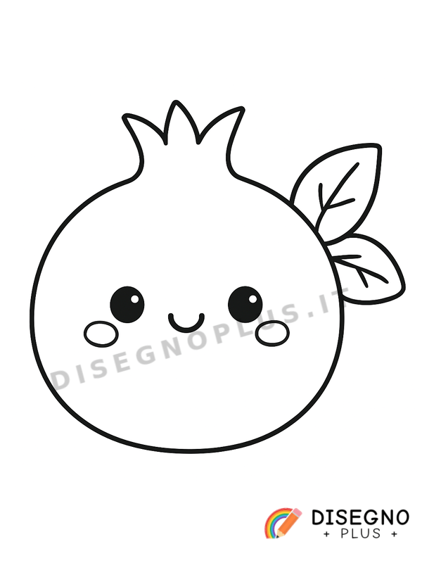 Disegno Melograno da colorare