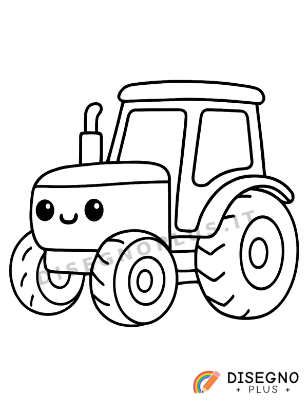 Disegno Mezzo agricolo da colorare
