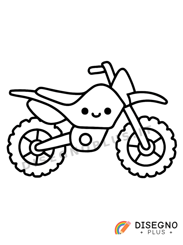 Disegno Moto da cross da colorare