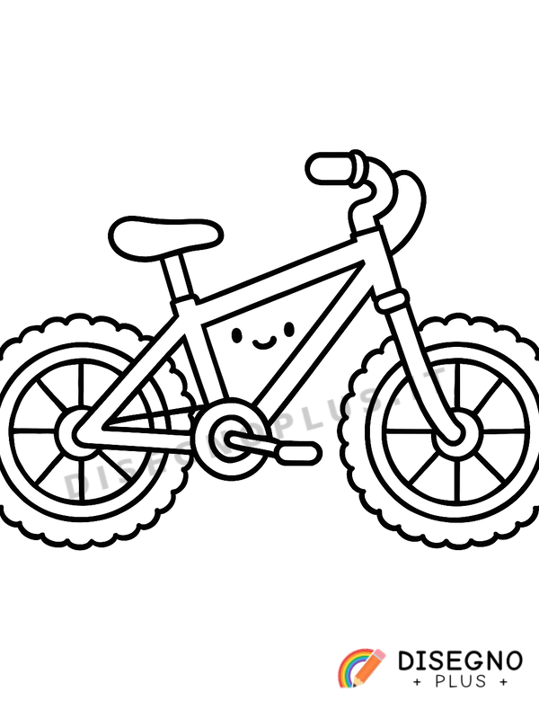 Disegno Mountain bike da colorare