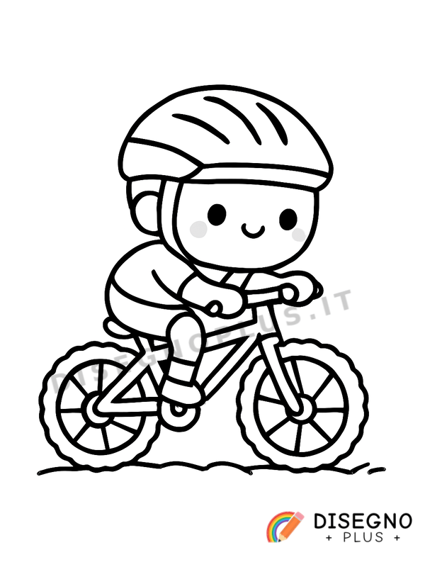 Disegno Mtb con sospensioni e marce   da stampare e colorare