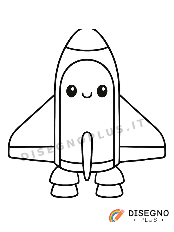 Disegno Navetta spaziale da colorare
