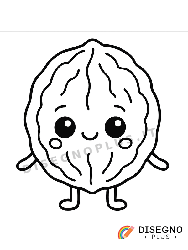 Disegno Noce da colorare