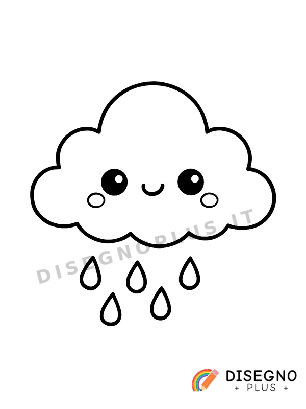 Disegno Nuvoletta da colorare