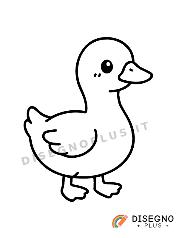 Disegno Oca da colorare