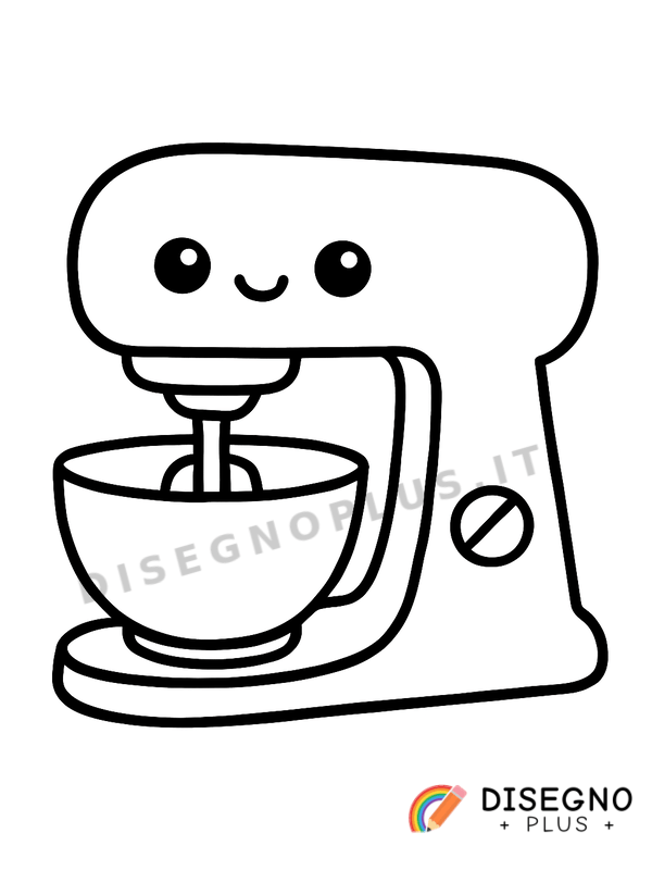 Disegno Oggetto della cucina da colorare