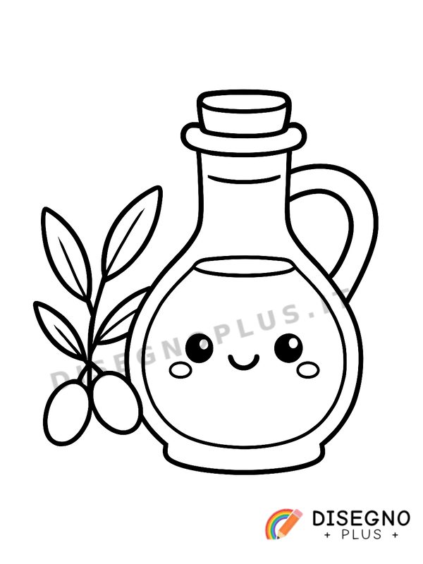 Disegno Olio d’oliva da colorare
