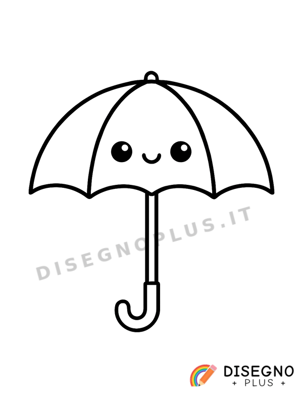 Disegno Ombrellone da colorare