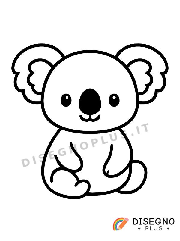 Disegno Orsetto koala da colorare