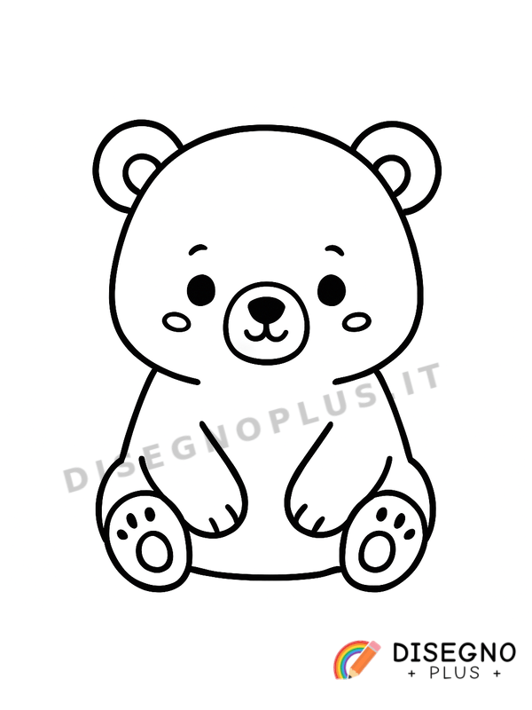 Disegno Orso polare da colorare