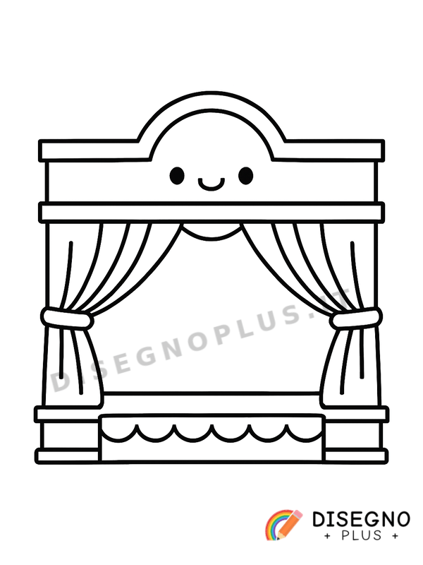 Disegno Teatri da colorare