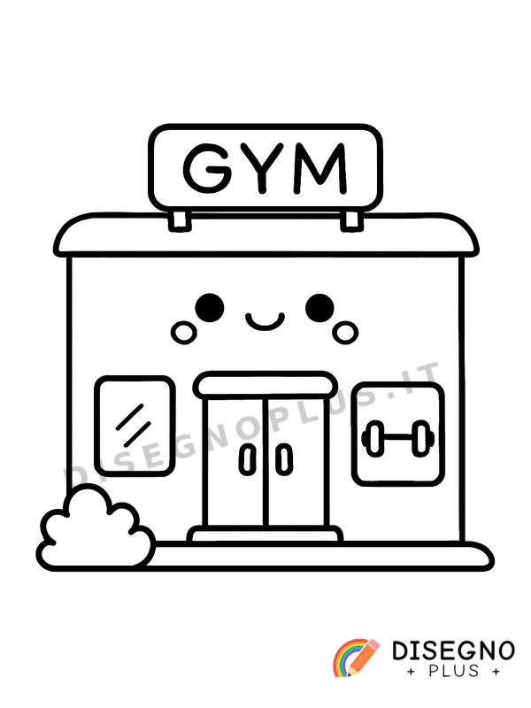Disegno Palestra da colorare