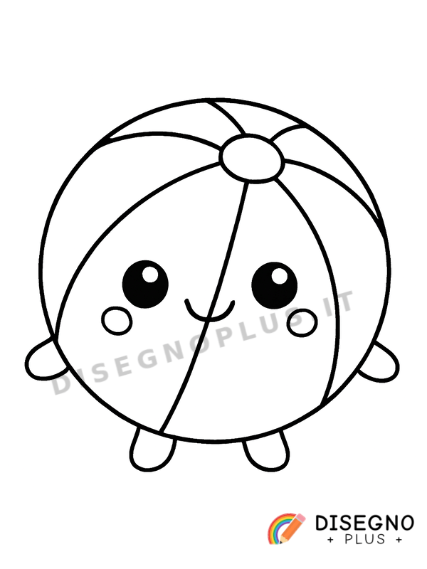 Disegno Palla grande da colorare