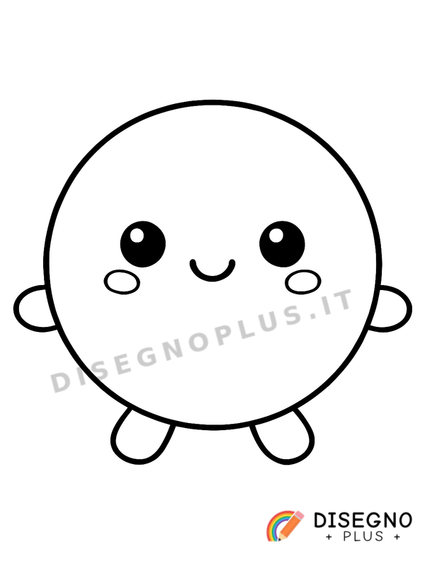 Disegno Pallina da colorare