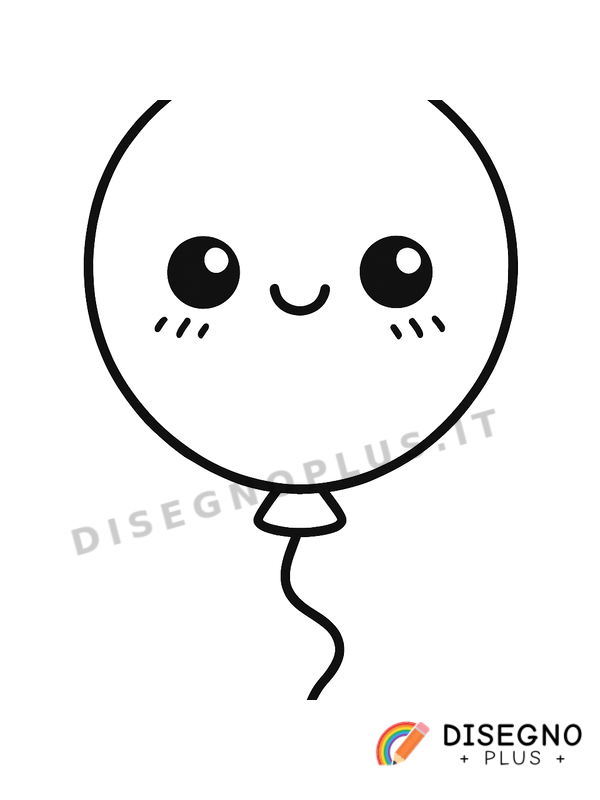 Disegno Palloncino da colorare