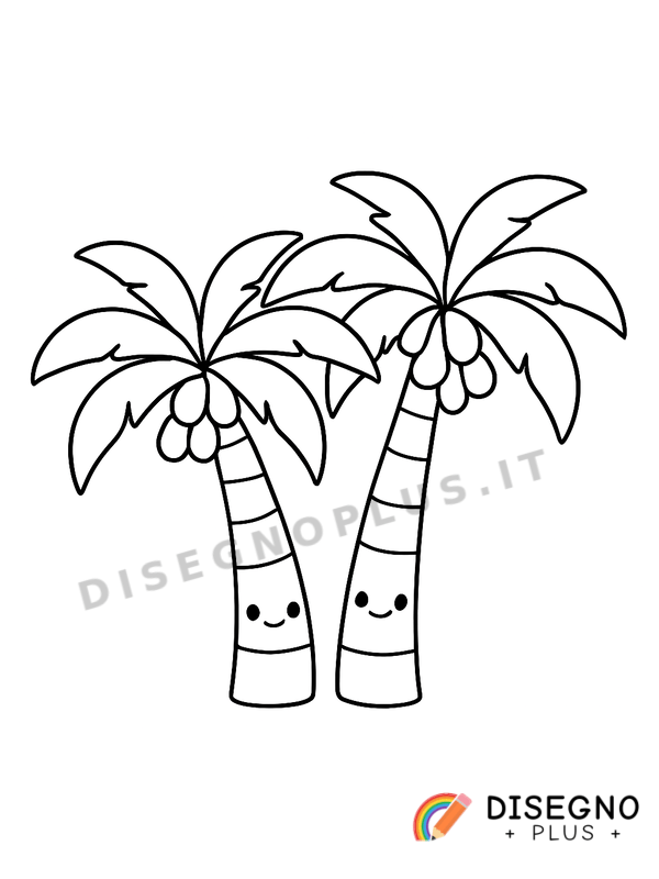 Disegno Palme da dattero da colorare