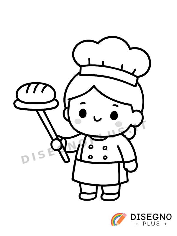 Disegno Panettiere da colorare