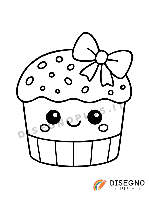 Disegno Panettone da colorare