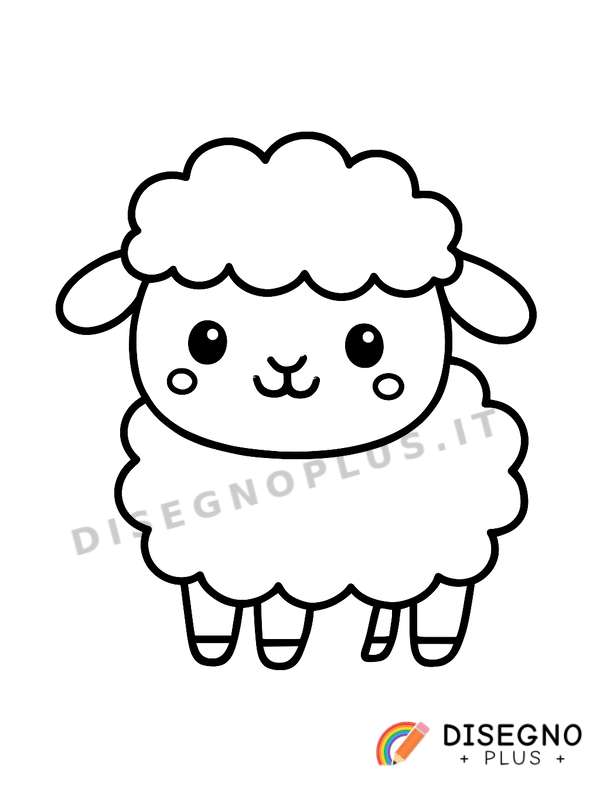 Disegno Pecora da colorare