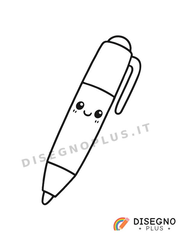 Disegno Penna da colorare