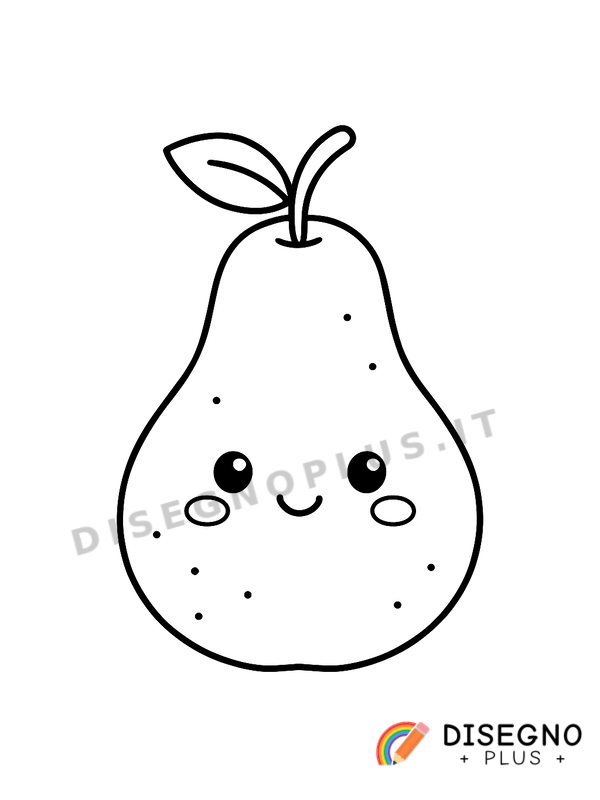 Disegno Pere mature da colorare