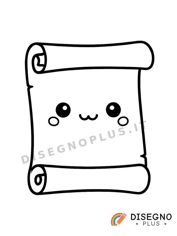 Disegno Pergamena da colorare