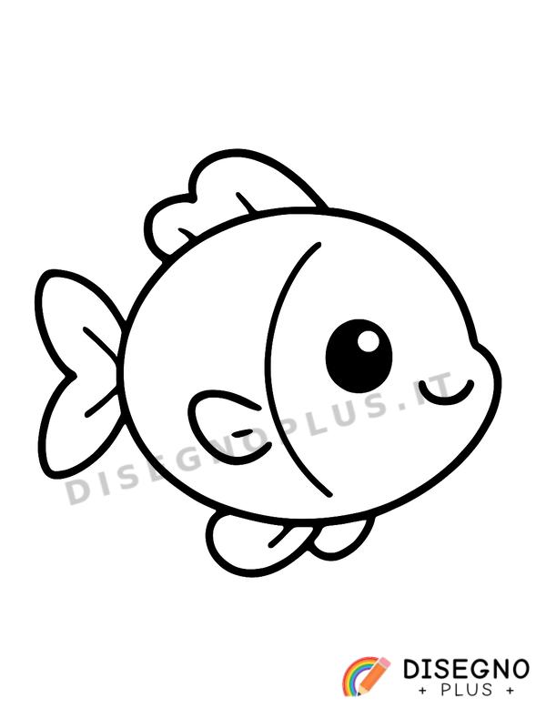 Disegno Pesciolino da colorare