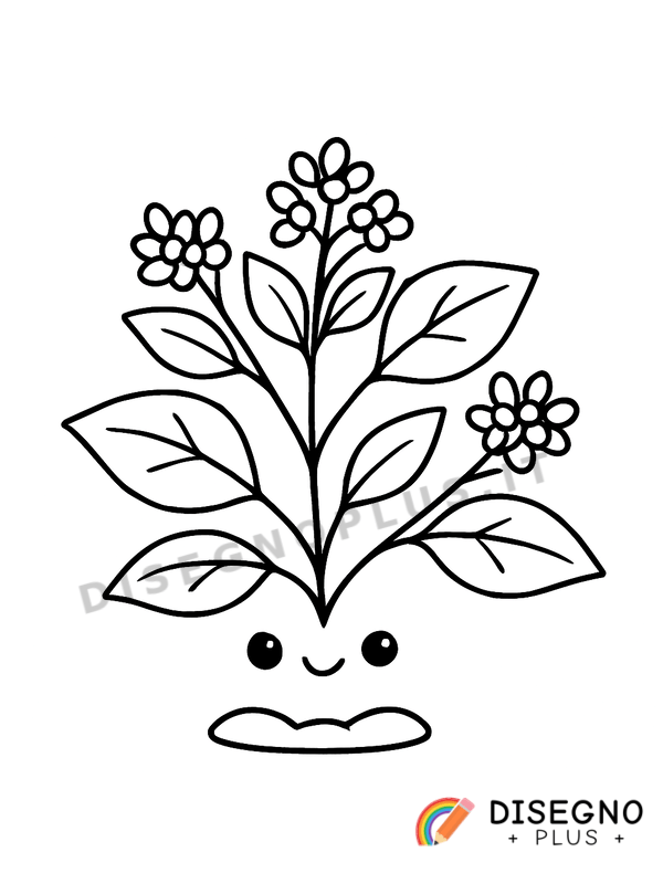 Disegno Pianta aromatica da colorare