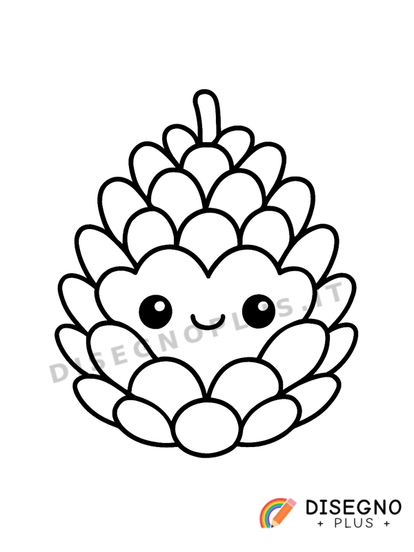 Disegno Pigna da colorare