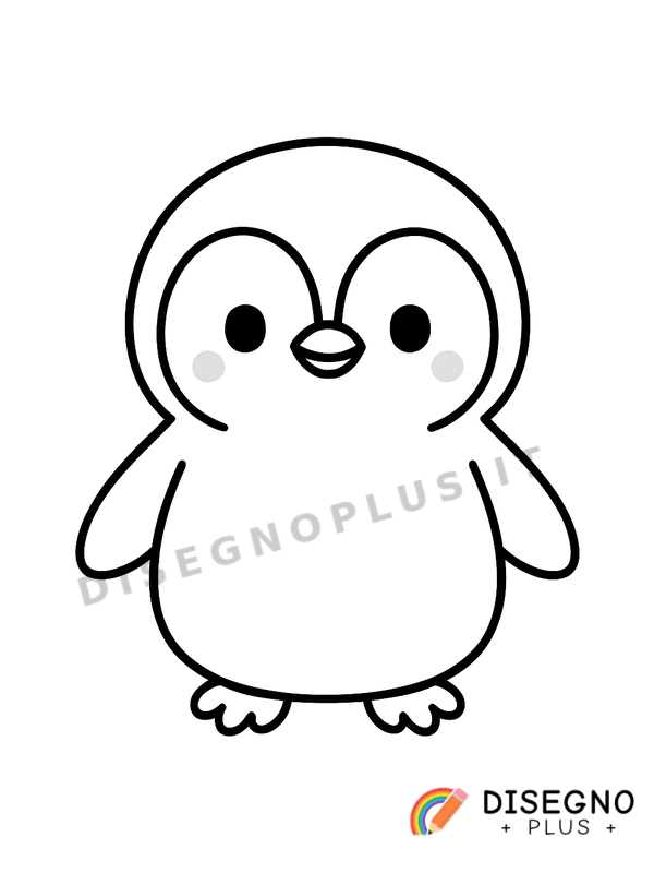 Disegno Pinguino da colorare