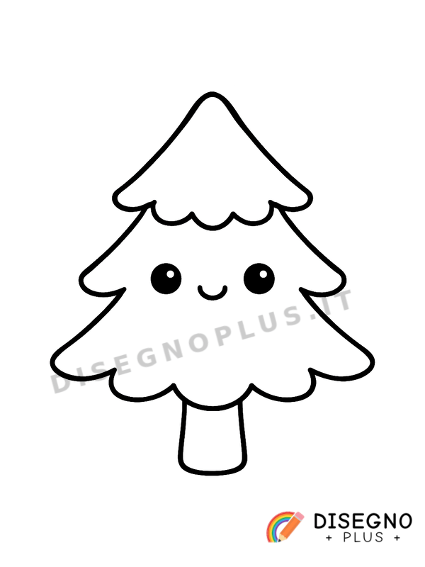 Disegno Pino da colorare