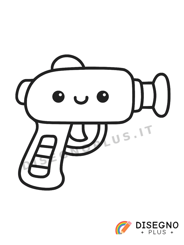 Disegno Pistole giocattolo da colorare