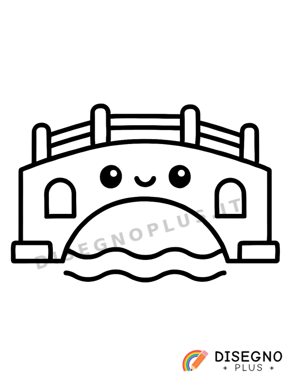 Disegno Ponti da colorare