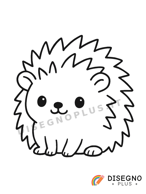 Disegno Porcospino da colorare