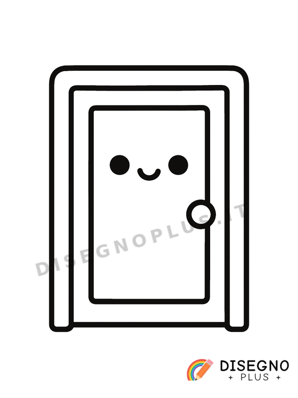 Disegno Porta da colorare
