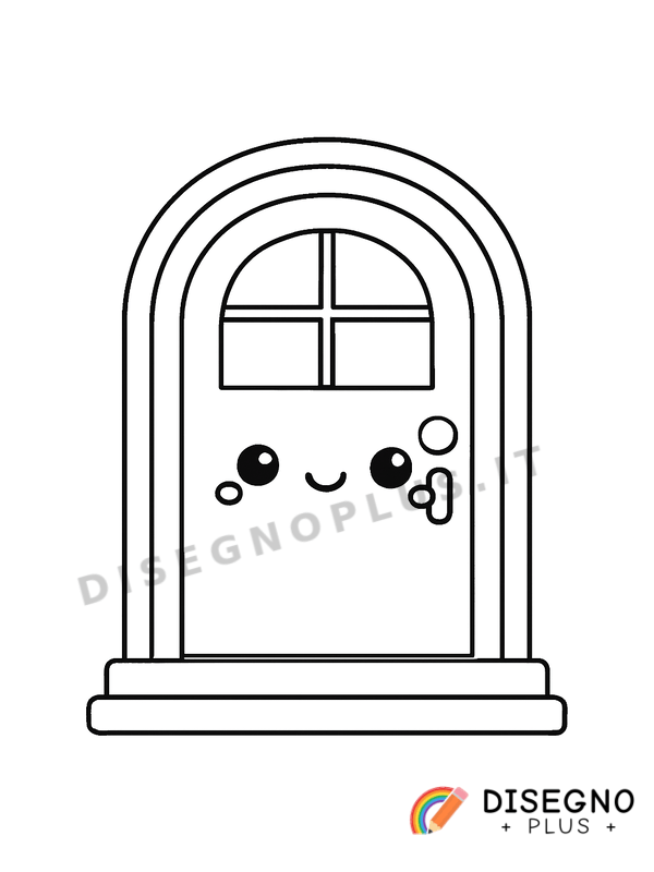 Disegno Portone da colorare