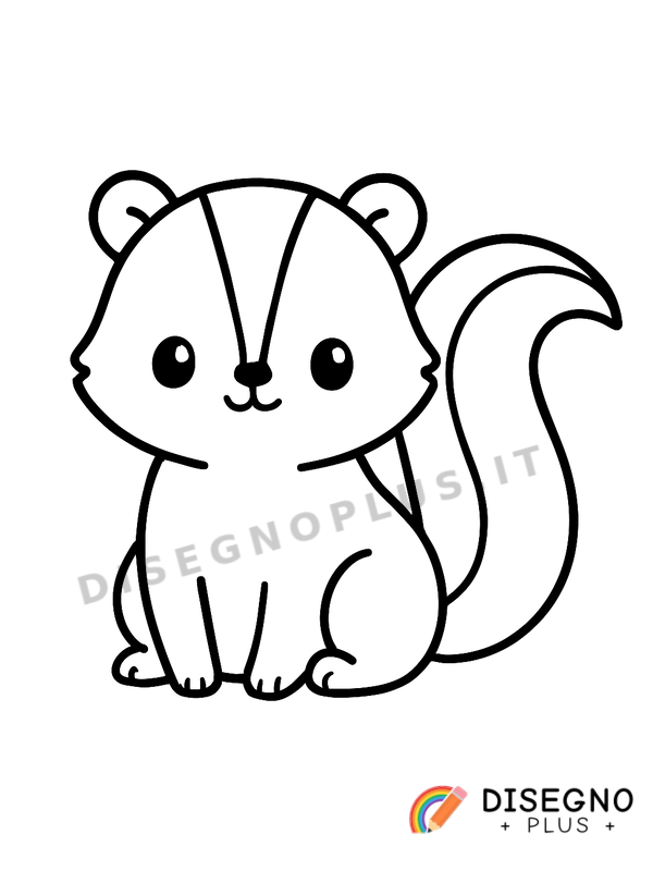 Disegno Puzzola da colorare