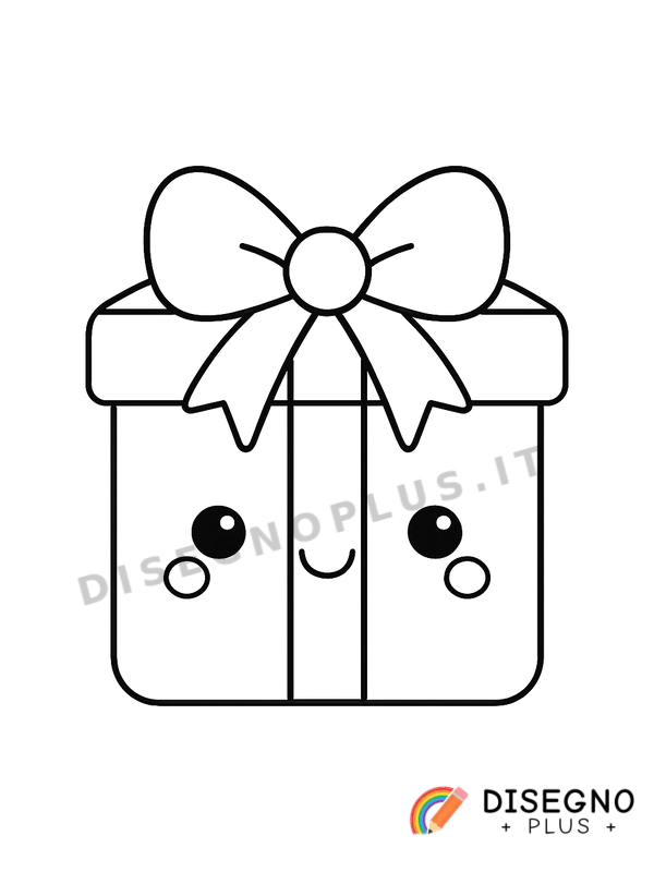 Disegno Regalo da colorare