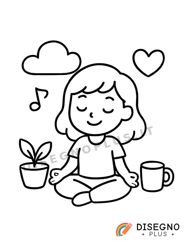 Disegno Relax da colorare