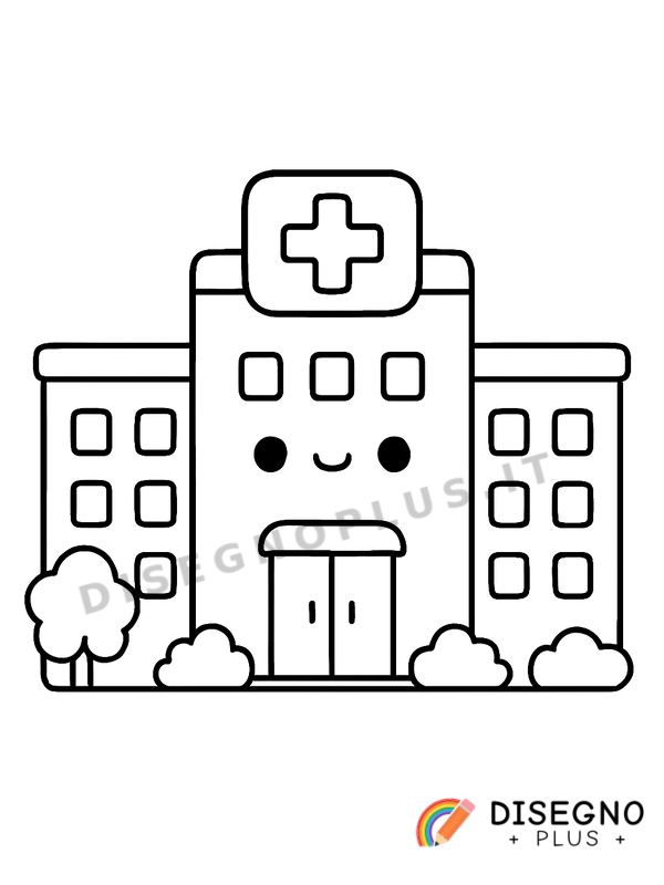 Disegno Reparto ospedaliero da colorare