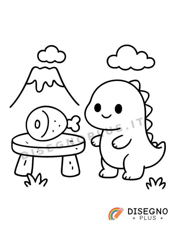 Disegno Resto preistorico da colorare