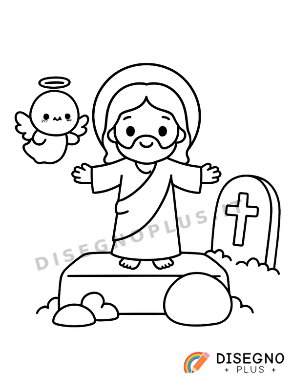 Disegno Resurrezione da colorare