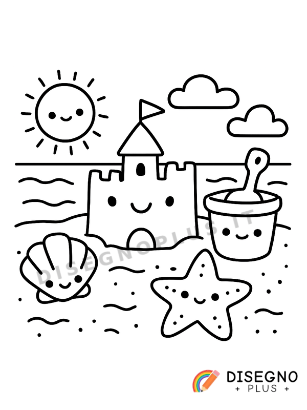 Disegno Sabbia da colorare