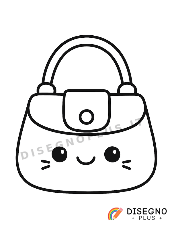 Disegno Sacca da colorare