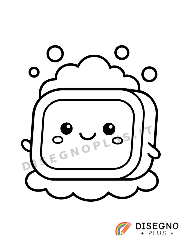 Disegno Saponetta da colorare