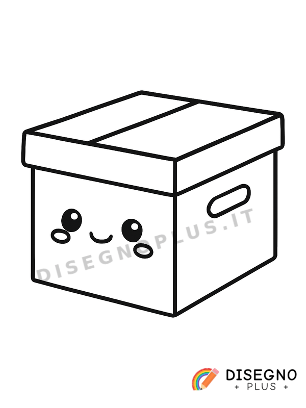 Disegno Scatola da colorare